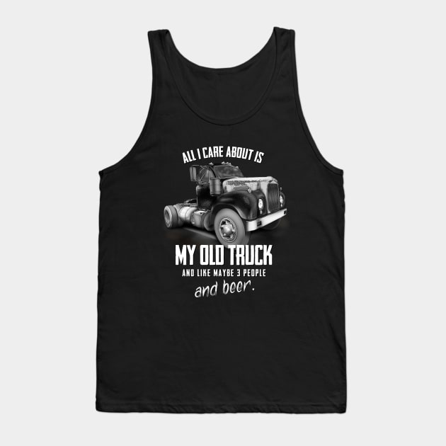 Classic Mack Truck Tank Top by hardtbonez